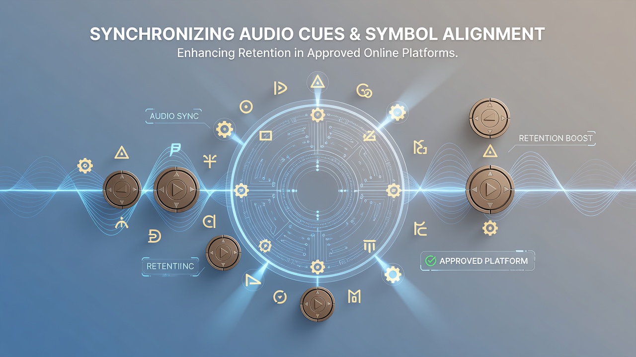 Synchronized audio cues in online roulette wheel and slot reel interfaces on approved platforms